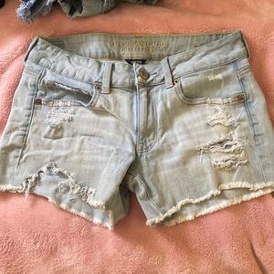 American eagle jean shorts